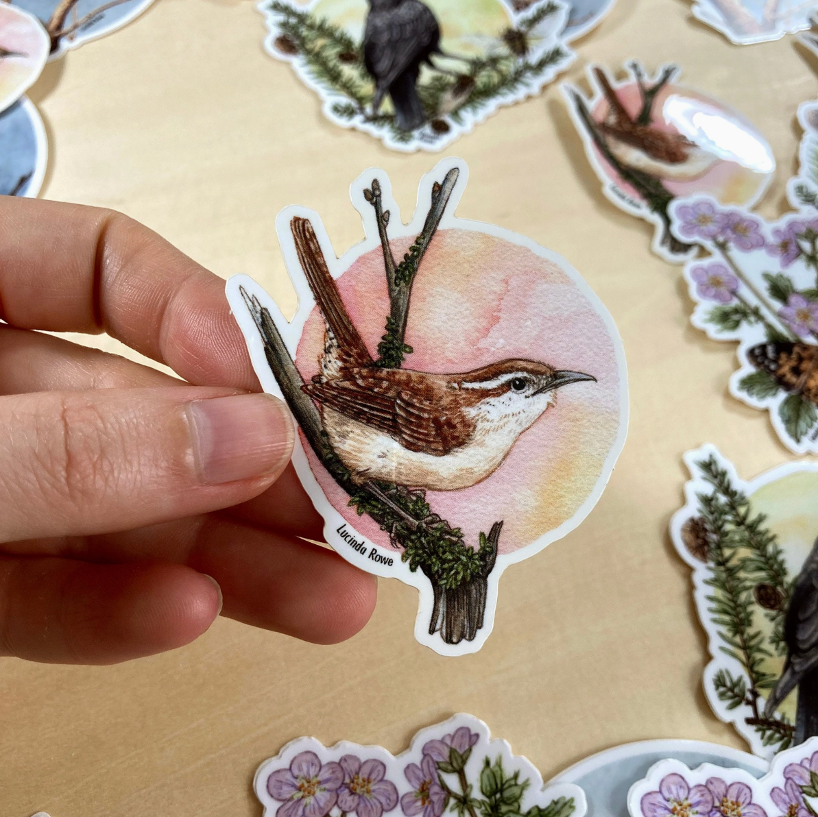 •BIRDS & CRITTERS• vinyl stickers