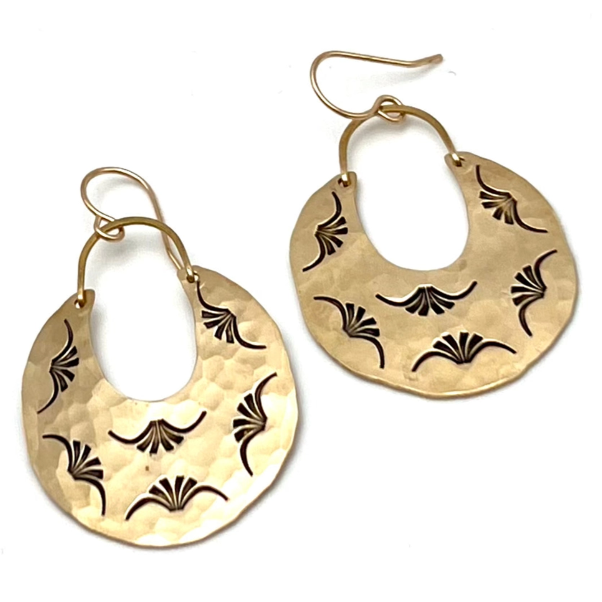 •JULIAN• gold dangle earrings