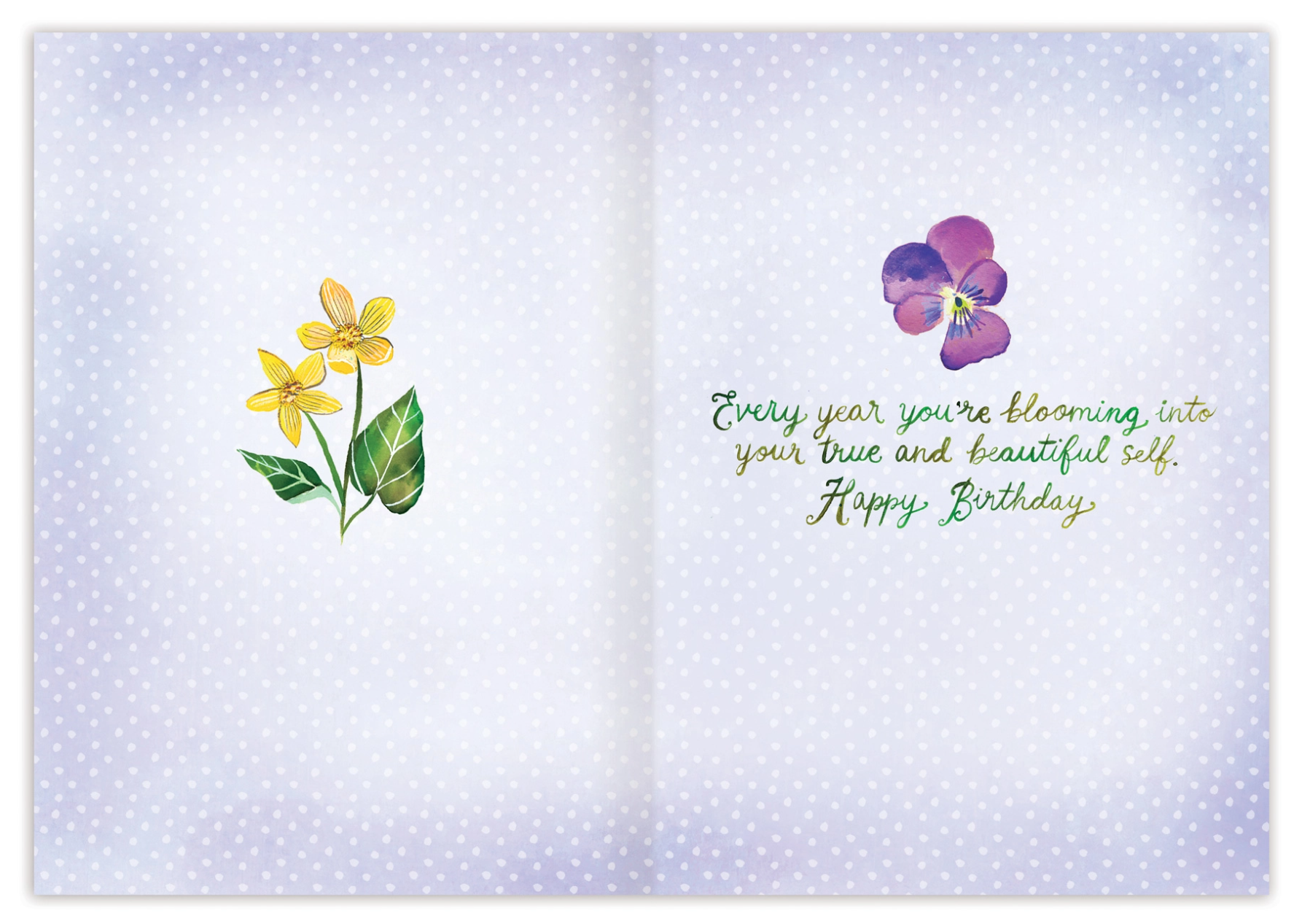 •GROW YOUR OWN WAY• birthday card