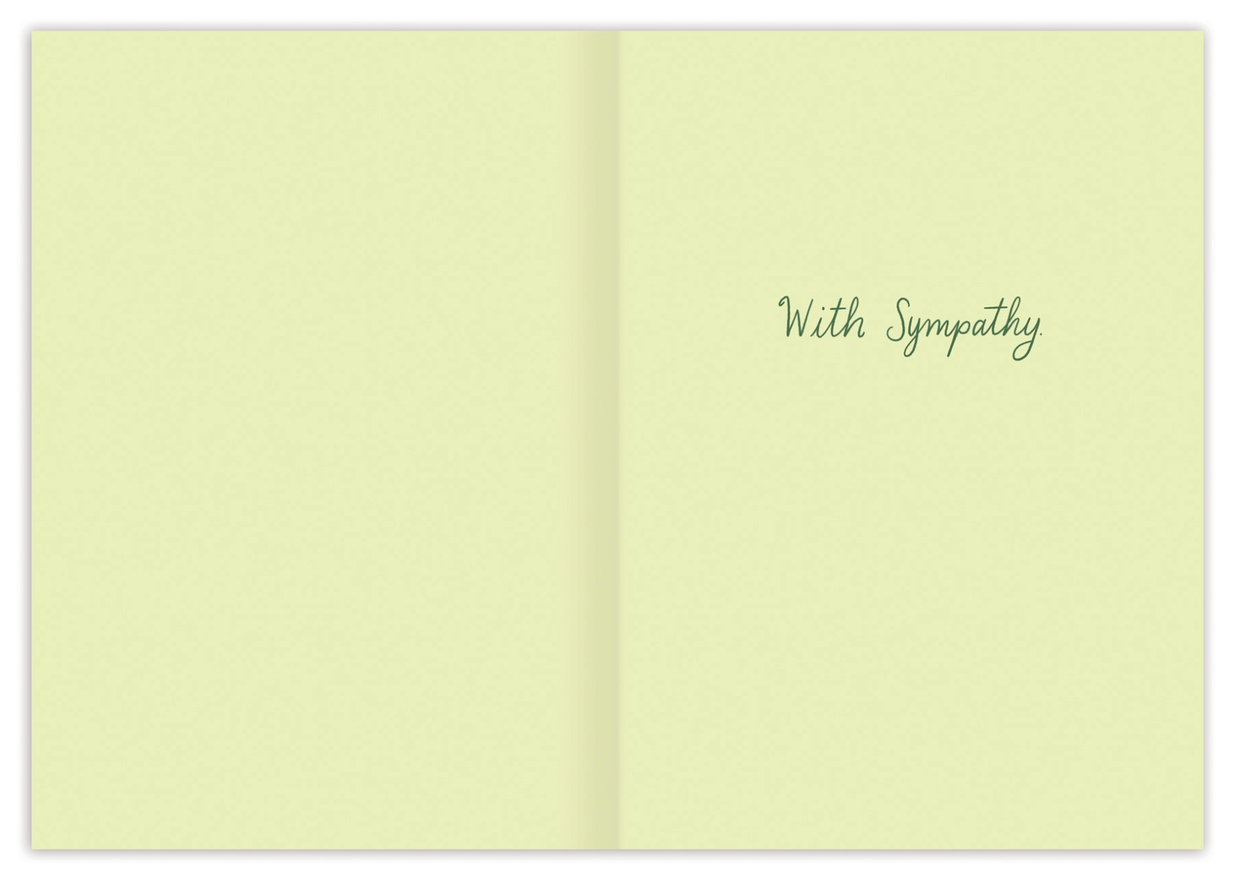 •TREE• sympathy card