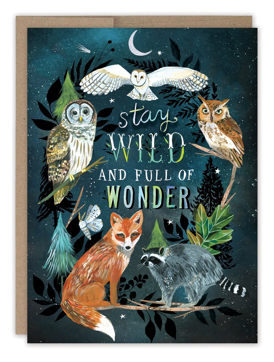 •STAY WILD• birthday card