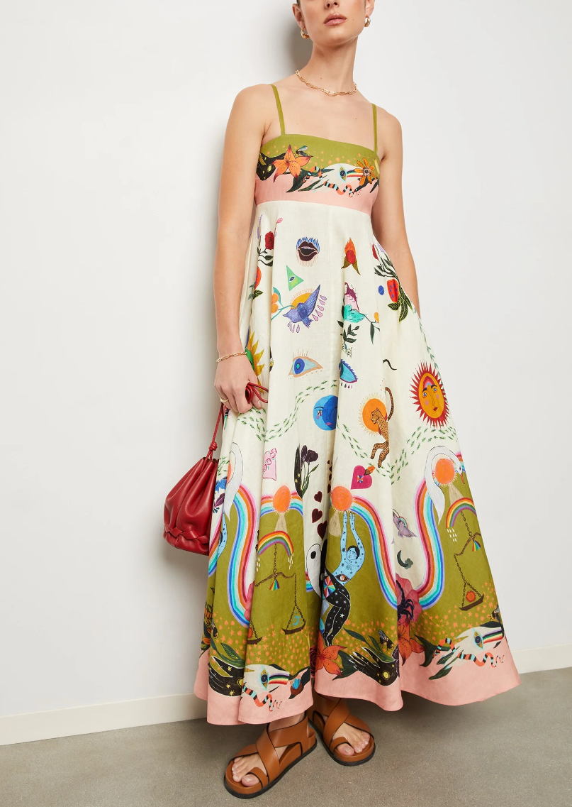 •MYSTIC WONDERLAND• flowy midaxi dress