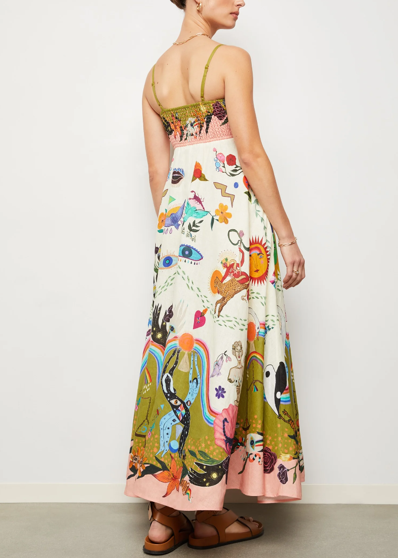 •MYSTIC WONDERLAND• flowy midaxi dress