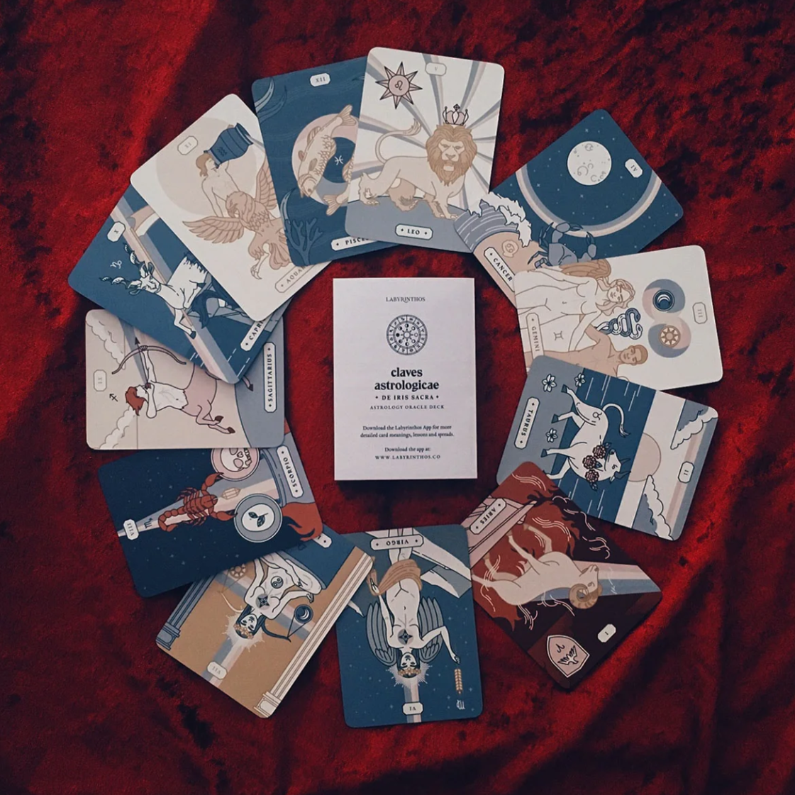 •CLAVES ASTROLOGICAE DE IRIS SACRA• astrology oracle deck
