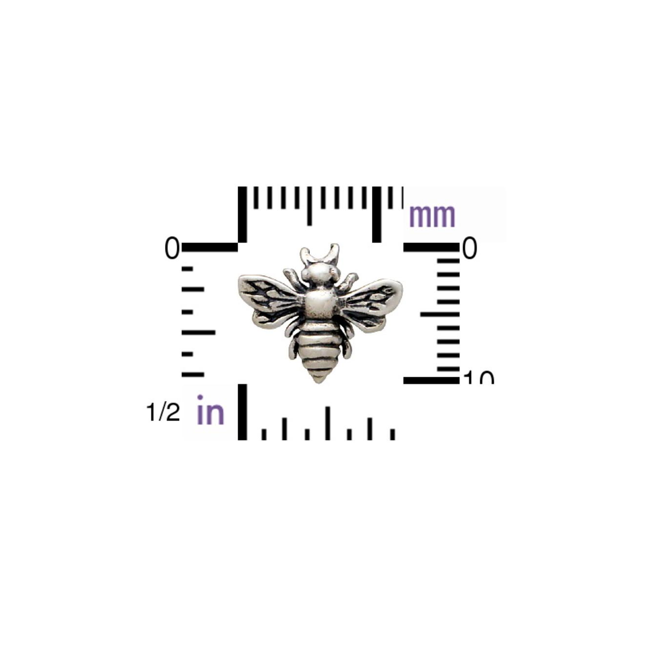 •HONEY BEE• recycled silver stud earrings