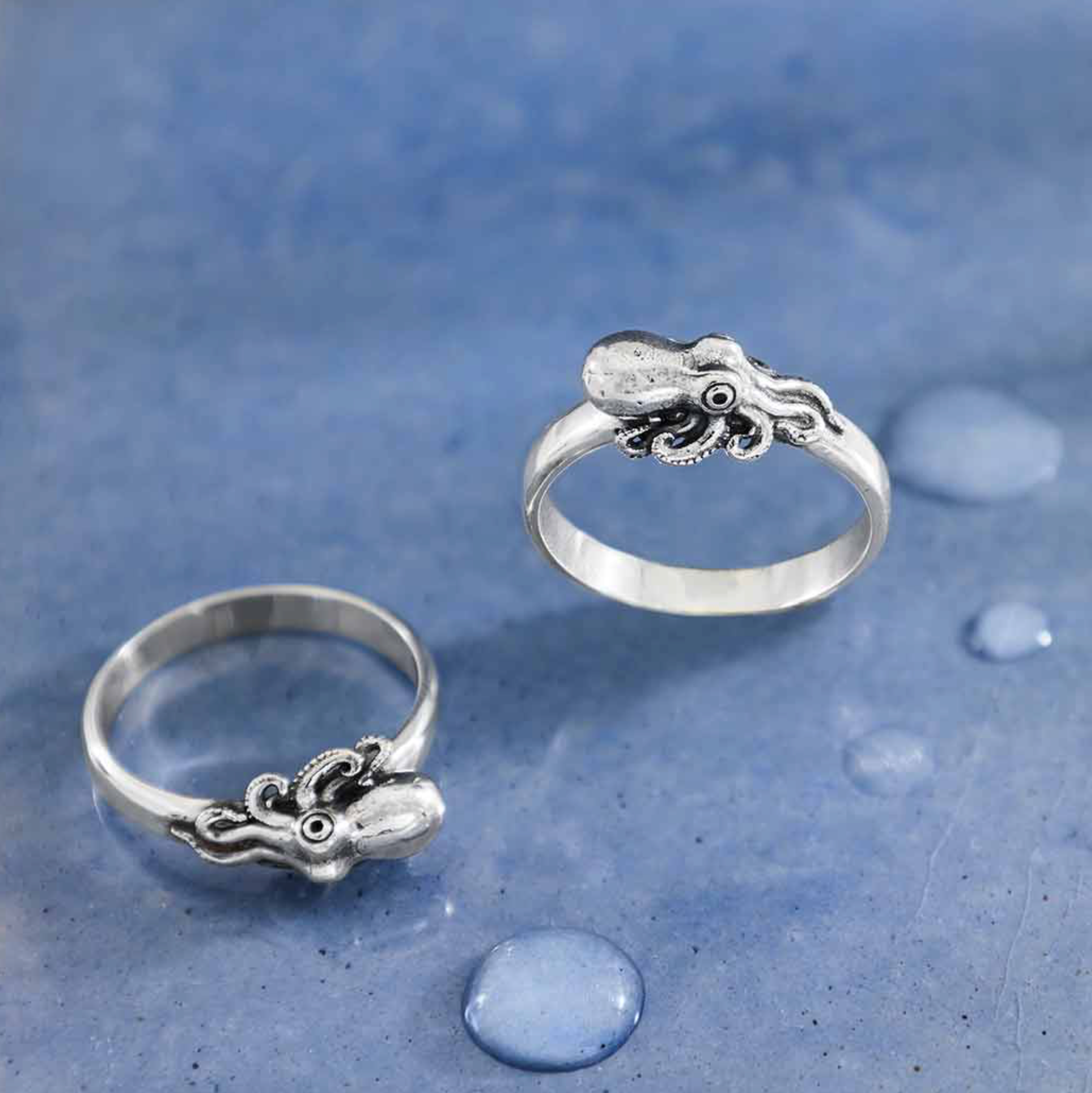 •LIL' OCTOPUS• silver ring