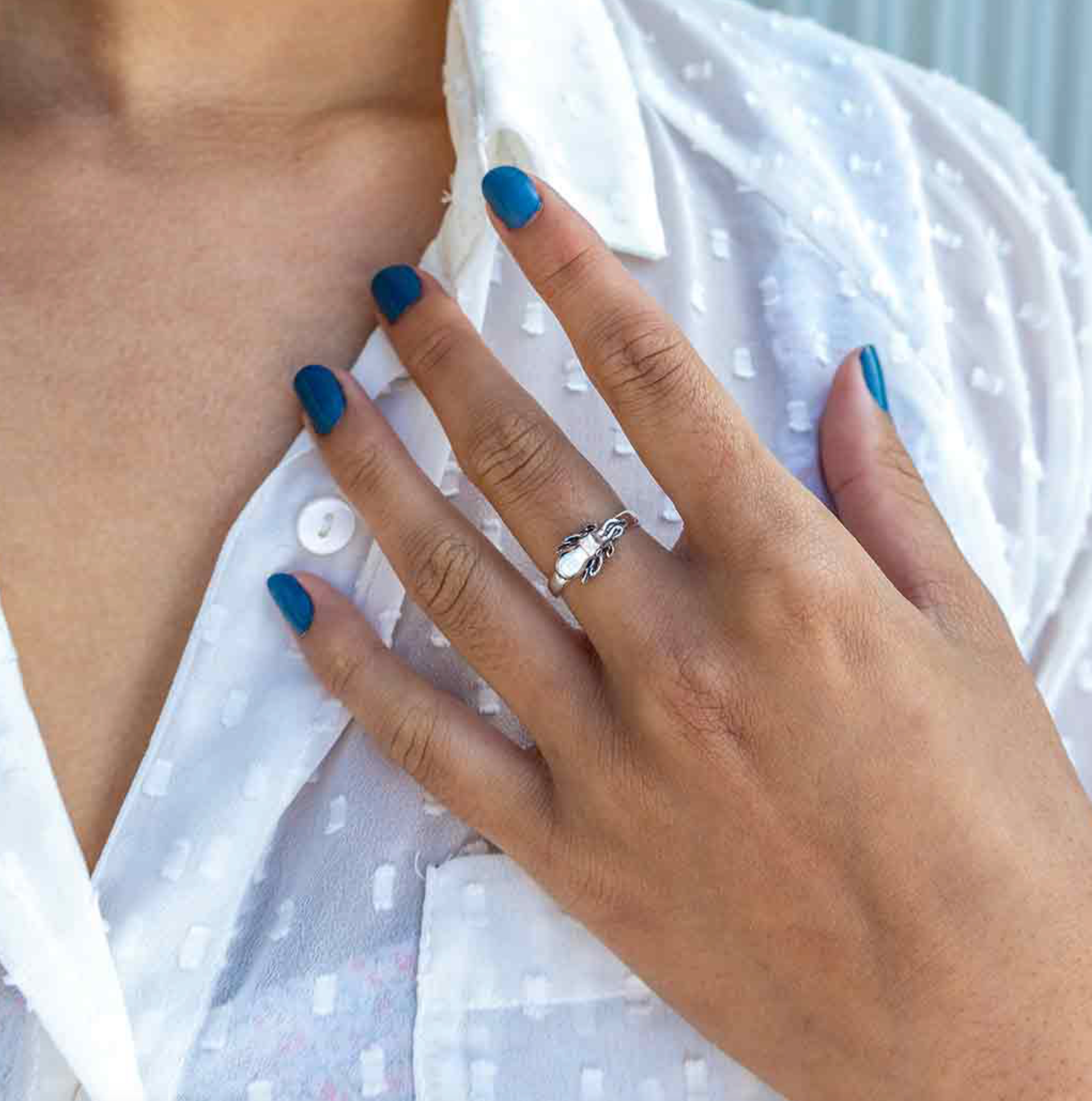 •LIL' OCTOPUS• silver ring