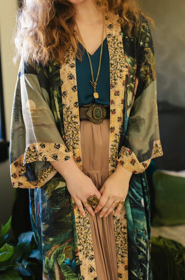 •BELLA NOTTE• duster style bamboo cardigan