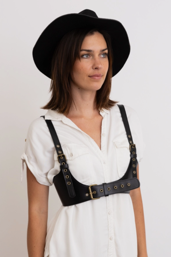 •HARNESS• "leather" belt