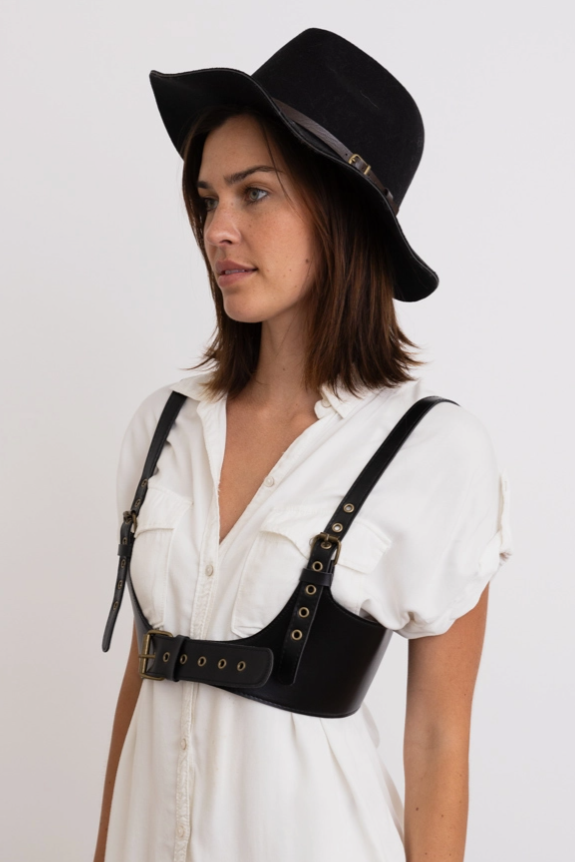 •HARNESS• "leather" belt
