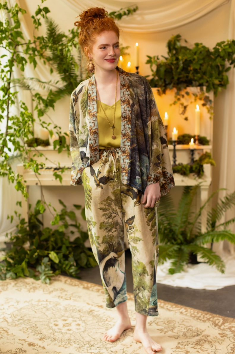 •THEATRE OF DREAMS - SWAN• linen/bamboo pants