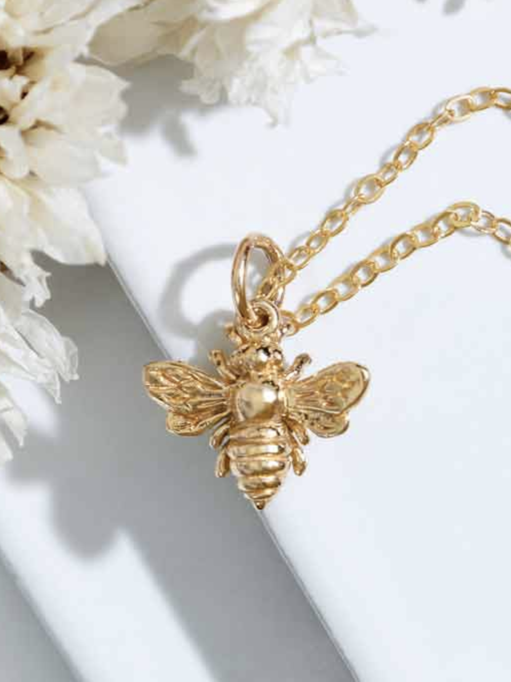 •HONEY BEE• bronze + gold necklace