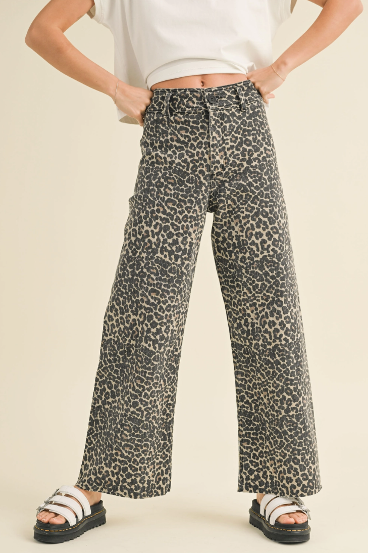 •NIKKI• straight leg denim pants