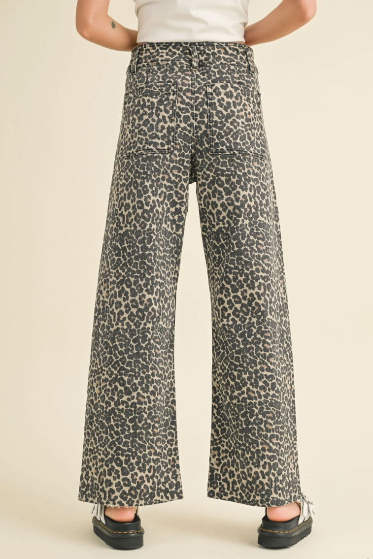 •NIKKI• straight leg denim pants