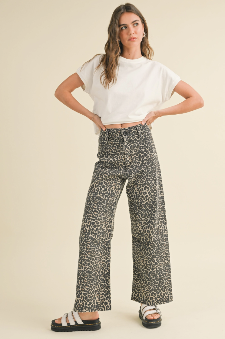 •NIKKI• straight leg denim pants