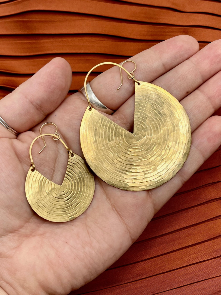 •BLISS II LARGE• gold dangle earrings