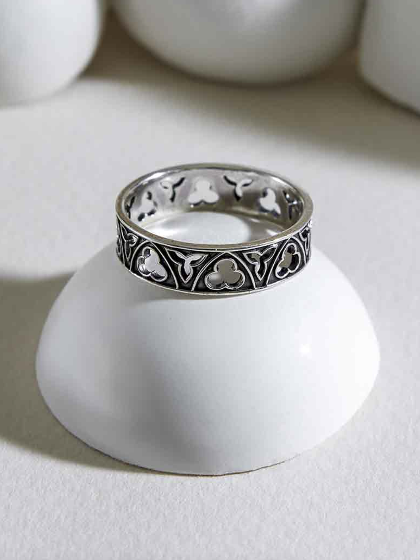•GOTHIC WINDOW BAND• sterling silver ring