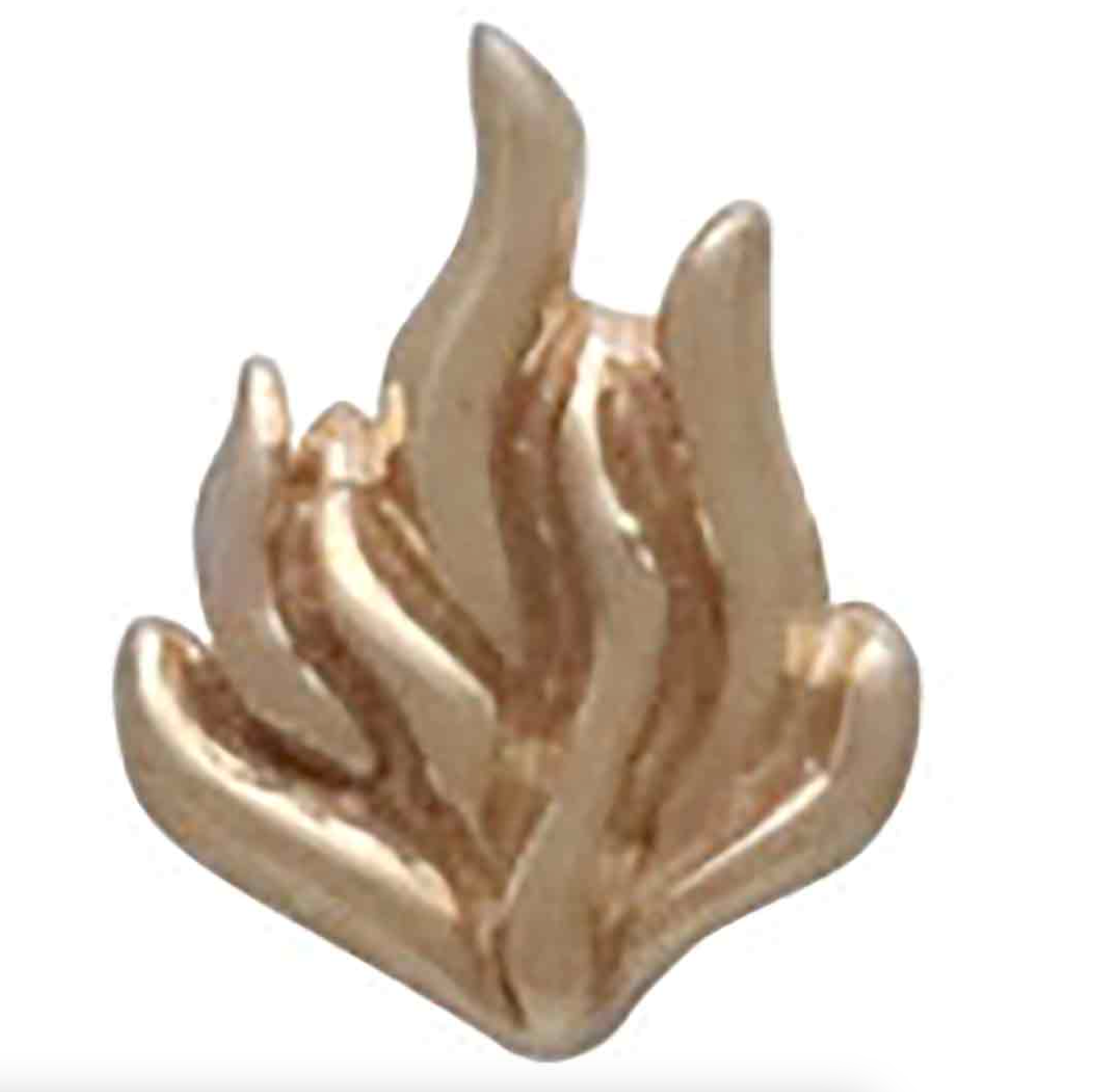 •LIL' FLAME• bronze stud earrings