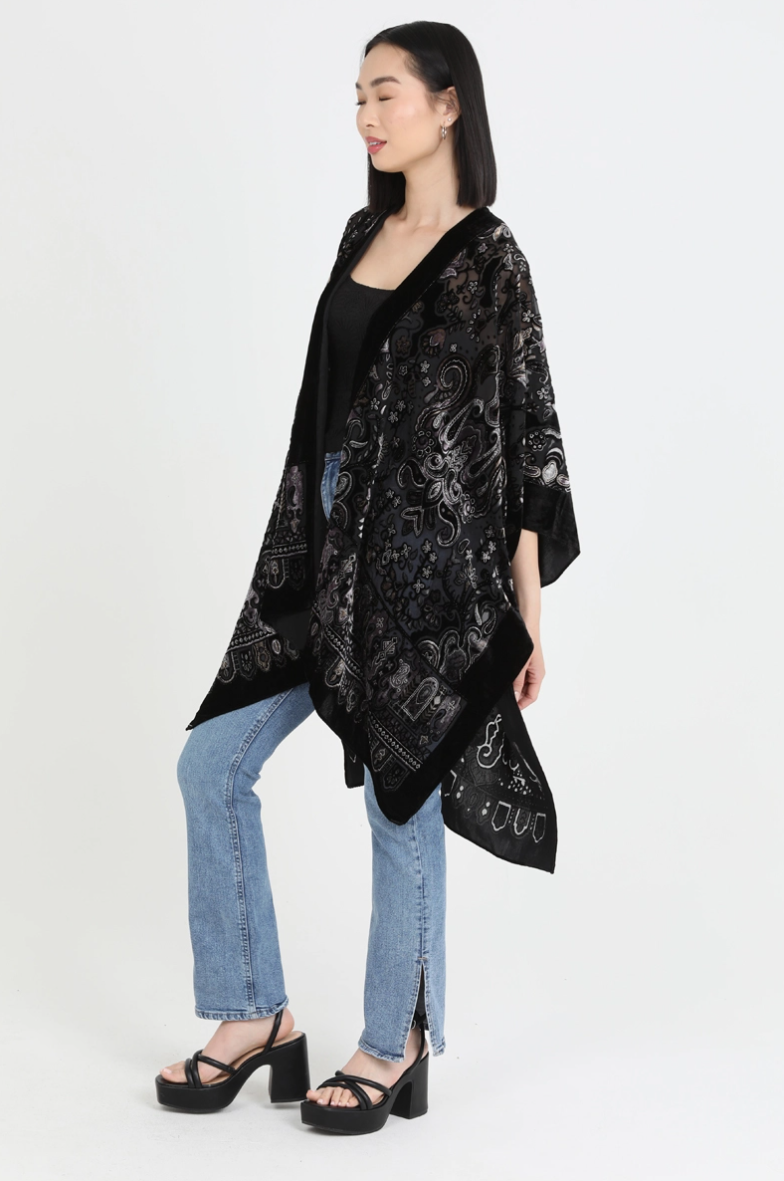 •SAGRADA• velvet burnout cardi