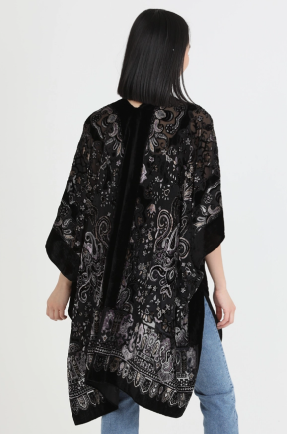 •SAGRADA• velvet burnout cardi