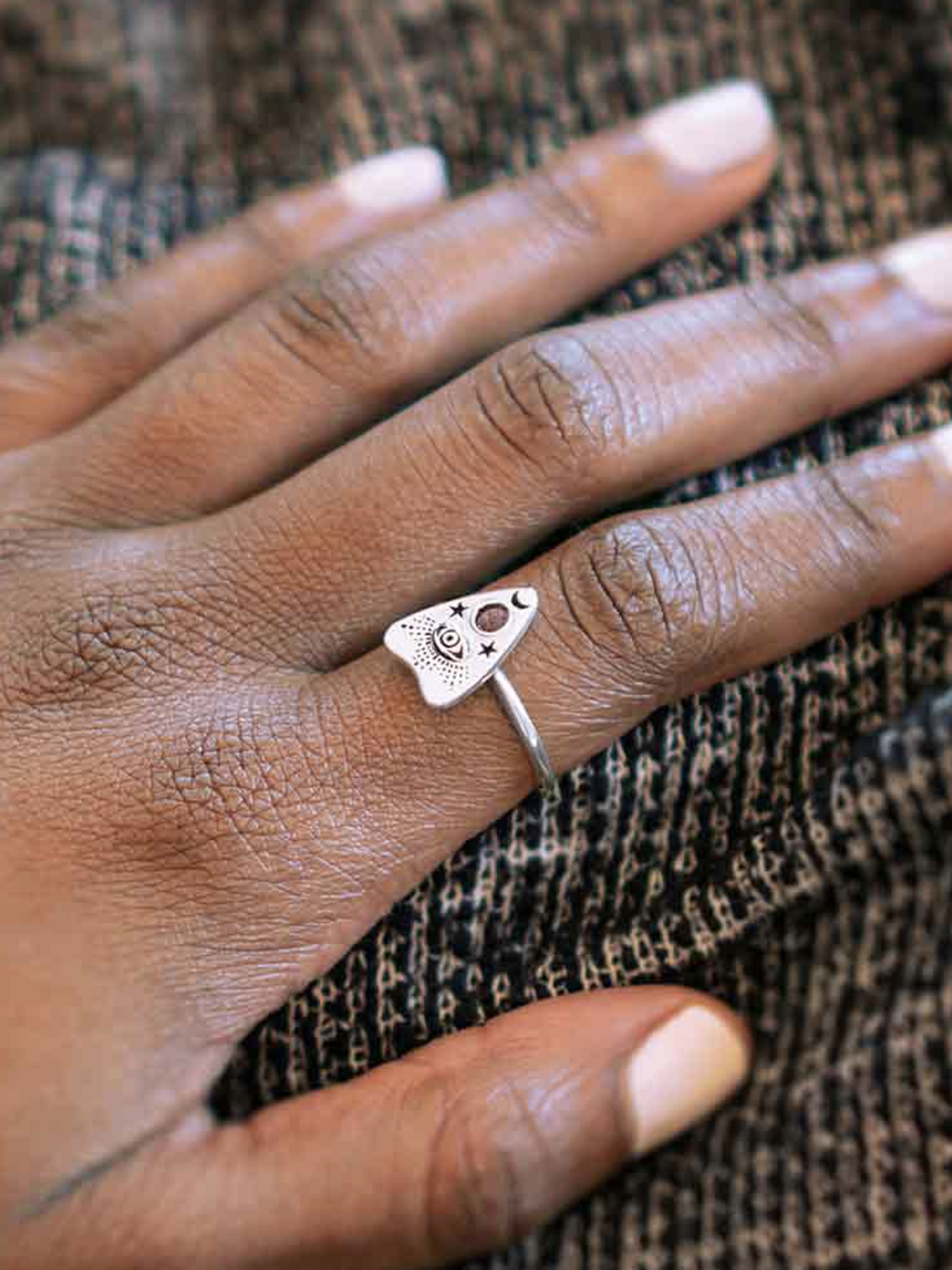 •PLANCHETTE• recycled silver ring