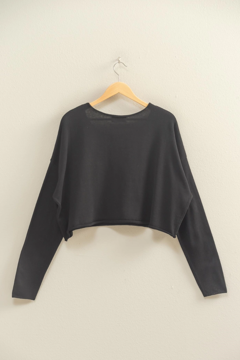 •BAILEY• wide neck lightweight sweater