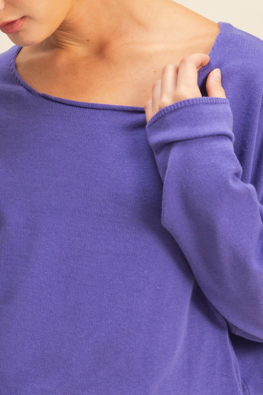 •BAILEY• wide neck lightweight sweater