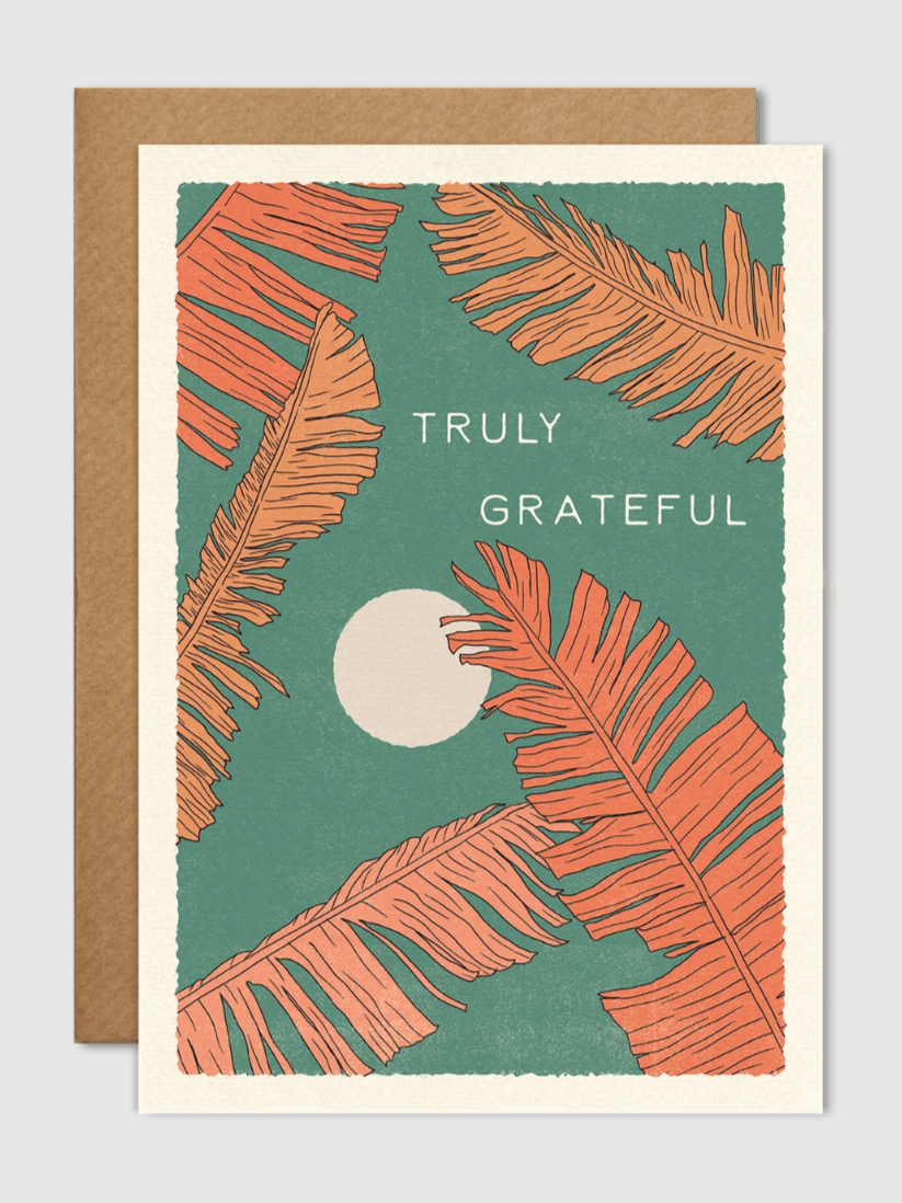 •TRULY GRATEFUL• greeting card