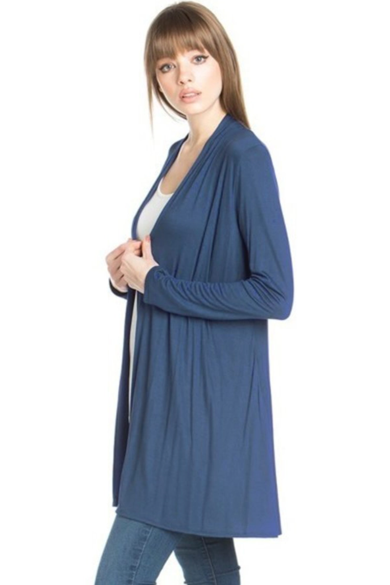 •VIVIENNE• soft drape midi cardigan (USA)