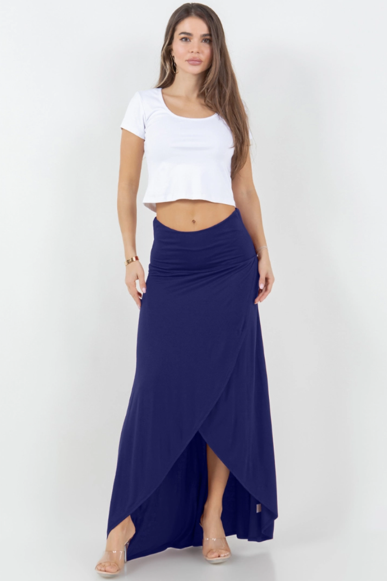 •ELLA• tulip hem midaxi skirt (USA)
