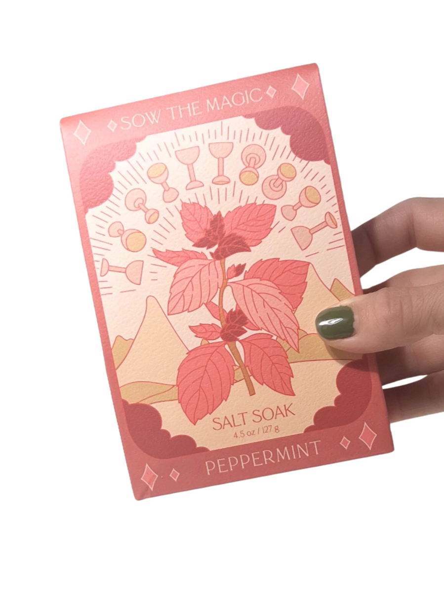 •TEN OF CUPS• peppermint tarot bath salt soak