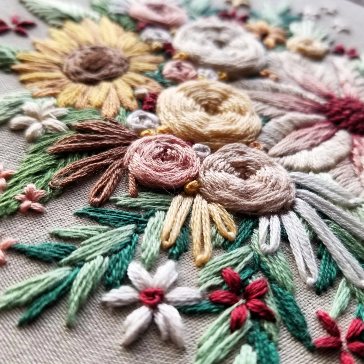 •FLORAL HARVEST• beginner-ish friendly embroidery kit