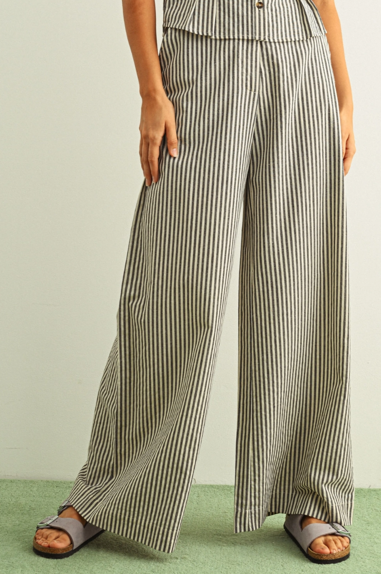 •PERCY• striped cotton pants