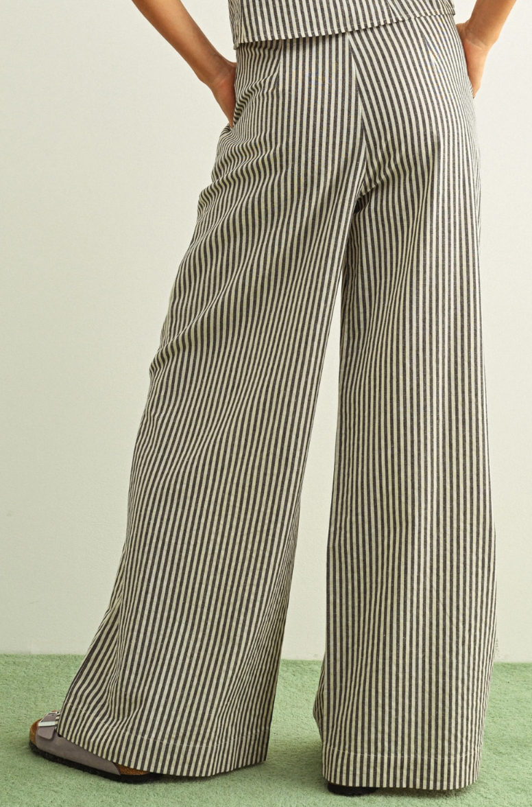 •PERCY• striped cotton pants