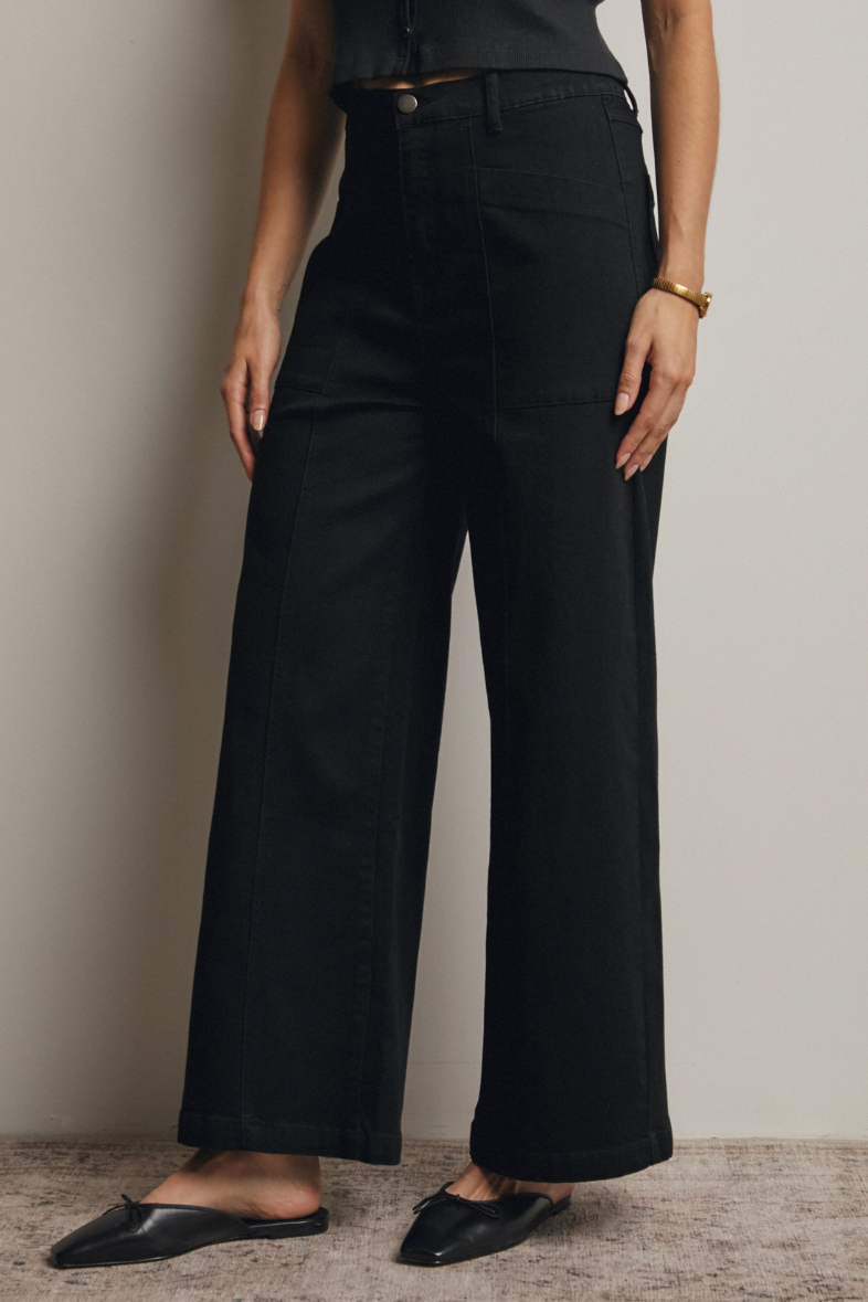 •LEXI• wide leg denim pants