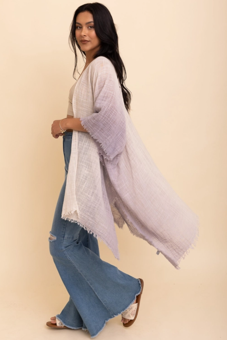 •MIRANDA• ombre cotton cardi