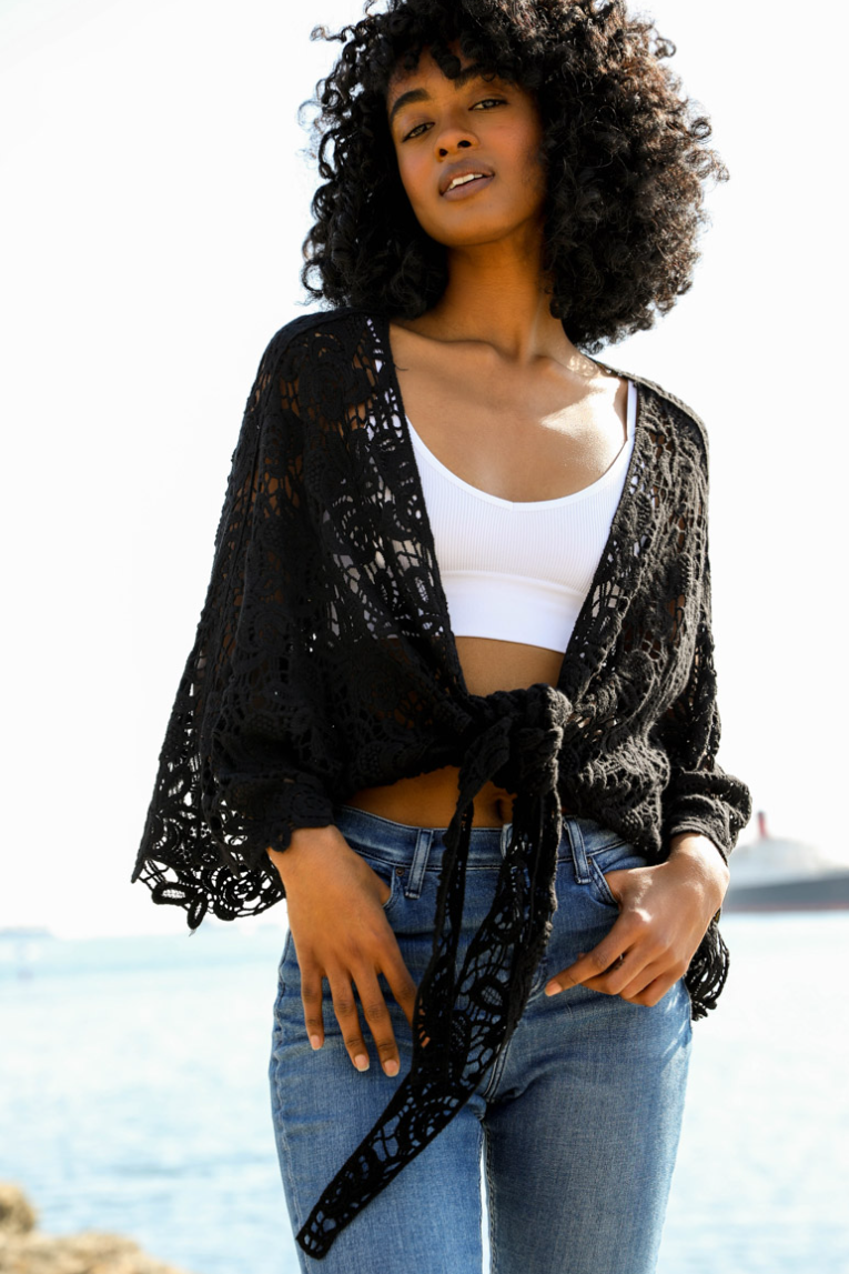 •PENELOPE• crochet wrap cardi