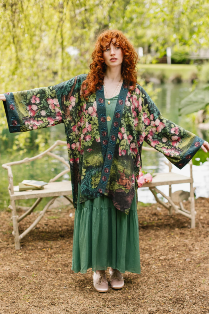 •DAYDREAMER• bamboo cardigan with tie