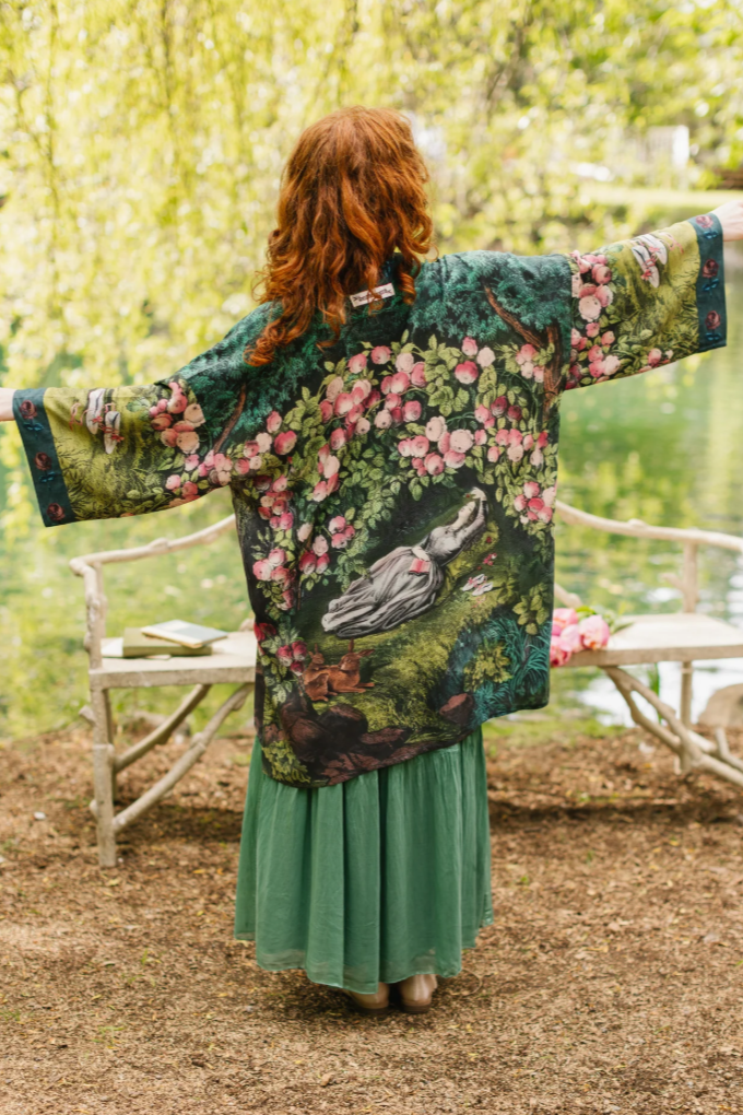 •DAYDREAMER• bamboo cardigan with tie