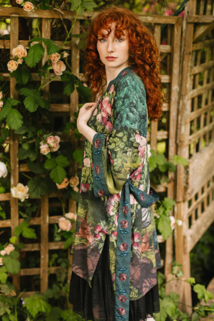 •DAYDREAMER• bamboo cardigan with tie