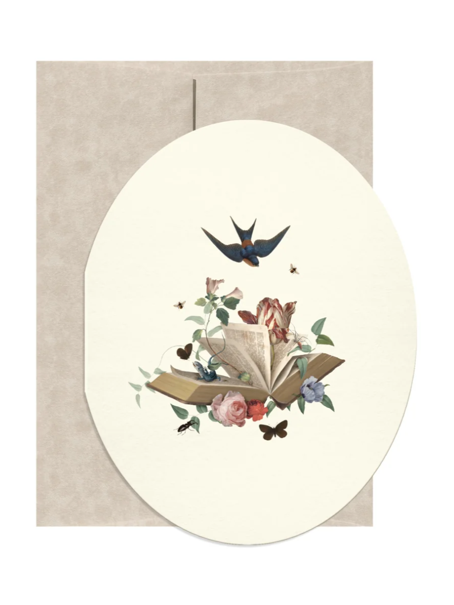 •BOOK LOVE• greeting card