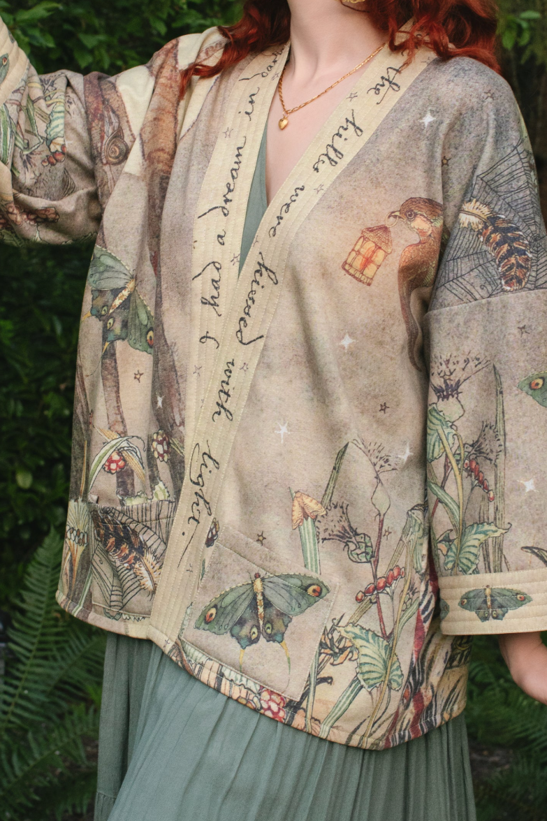 •LOVELIGHT• fleece lined cottage cardigan