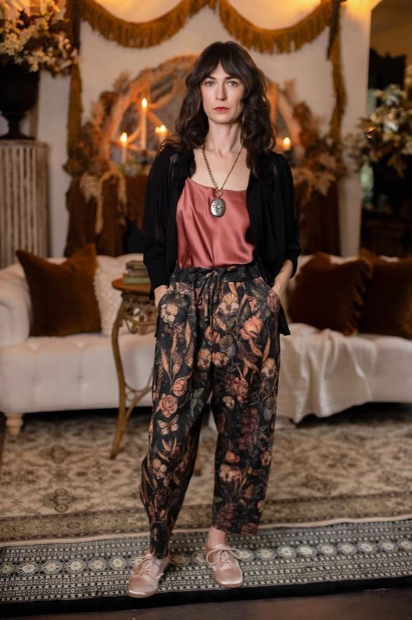 •MOMENTO• linen/bamboo pants