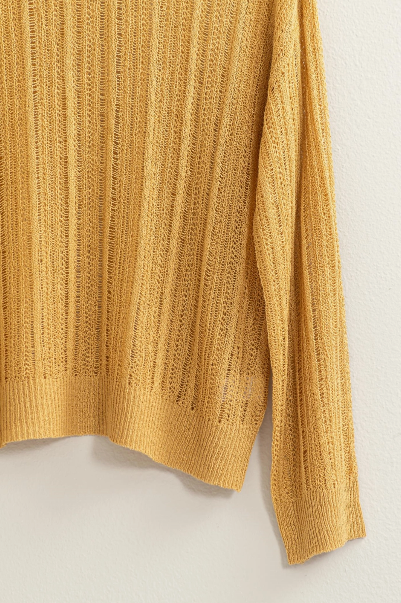•WILLOW• open knit sweater