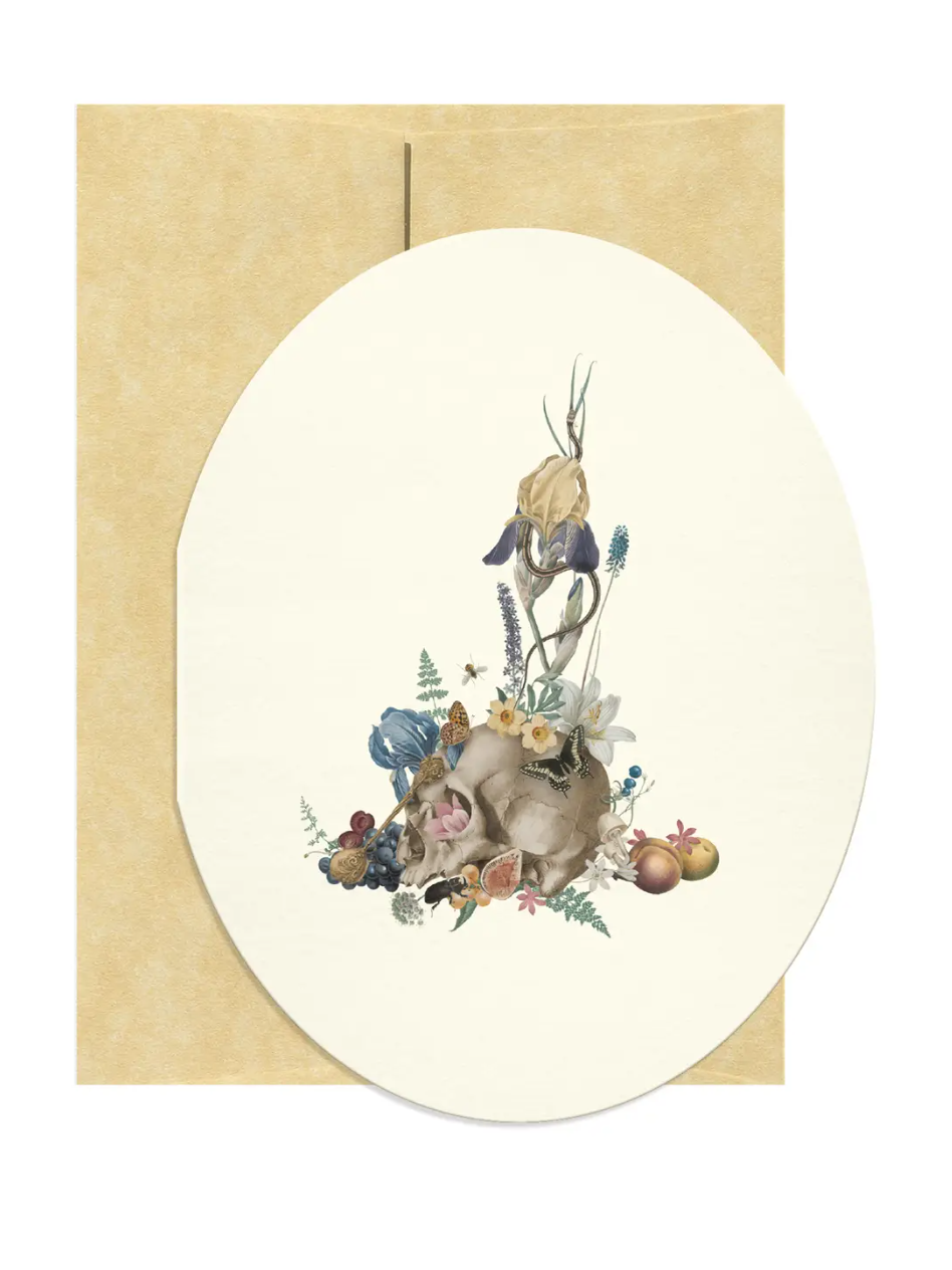 •SKULL VANITAS• greeting card