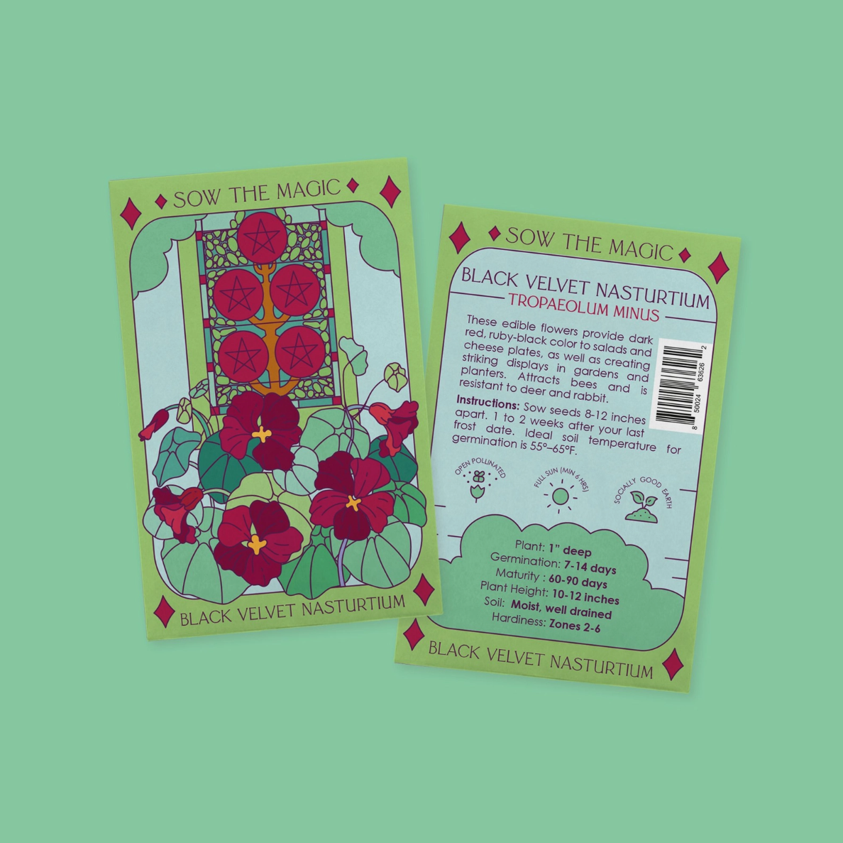 •SEEDS - FLOWERS• tarot inspired garden (various options)