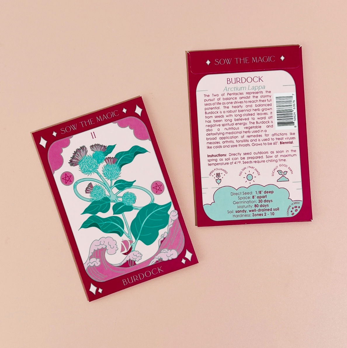 •SEEDS - HERBS & GREENS• tarot inspired garden (various options)