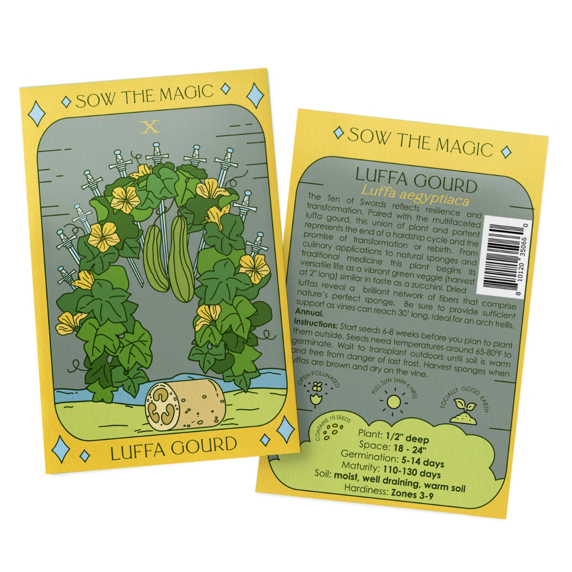 •SEEDS - FRUITS & VEGGIES• tarot inspired garden (various options)