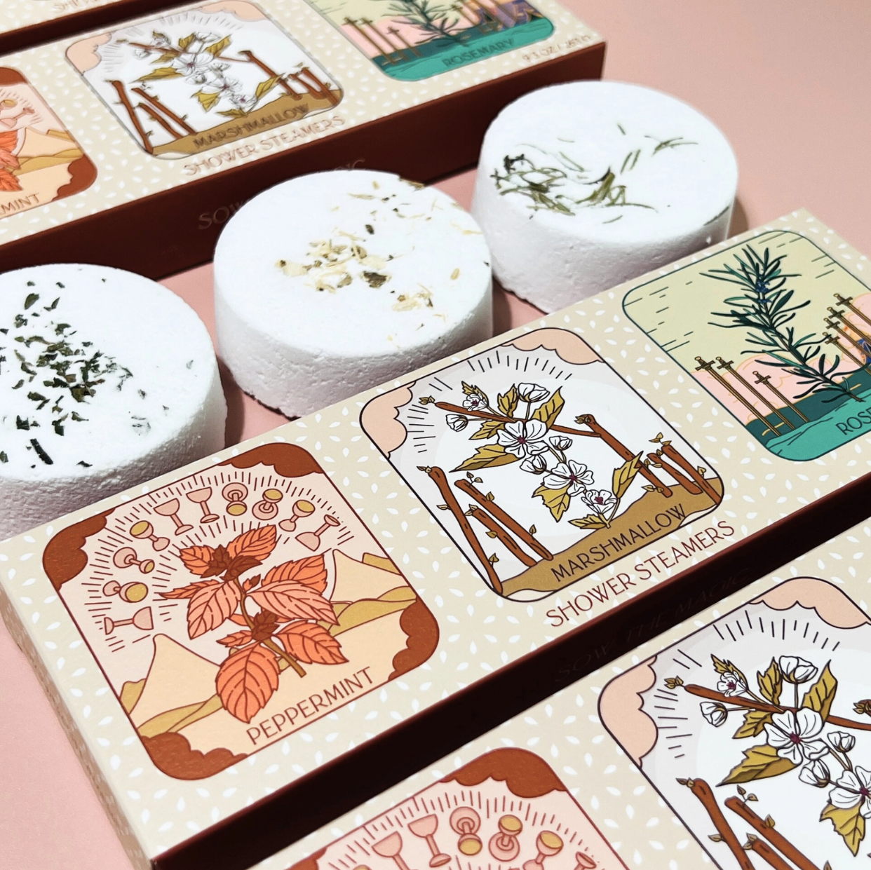 •SOUL WARMTH• tarot shower steamers mix pack