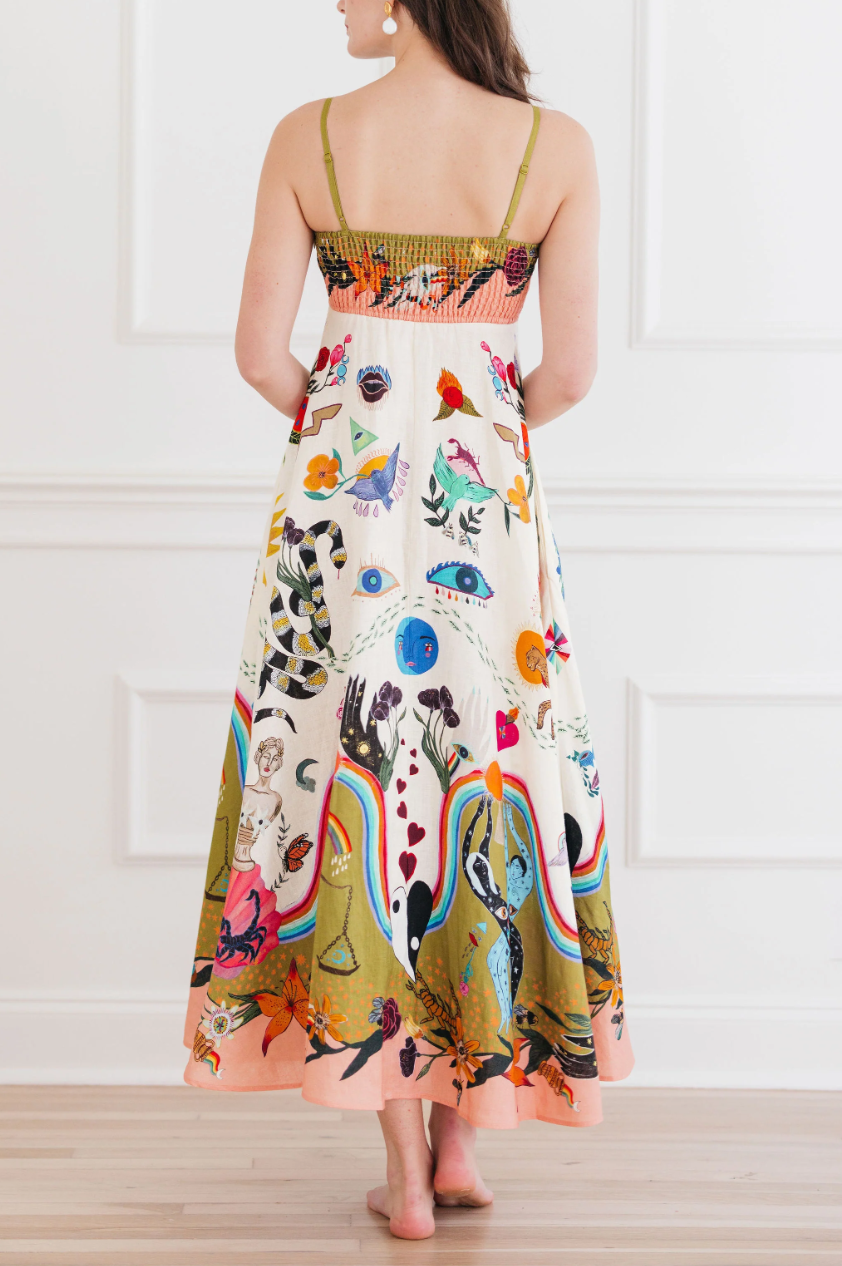 •MYSTIC WONDERLAND• flowy midaxi dress